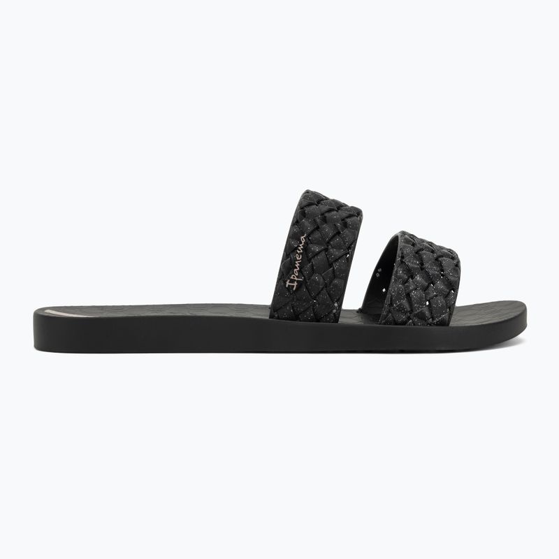 Dámské nazouváky Ipanema Renda II black/glitter black 2