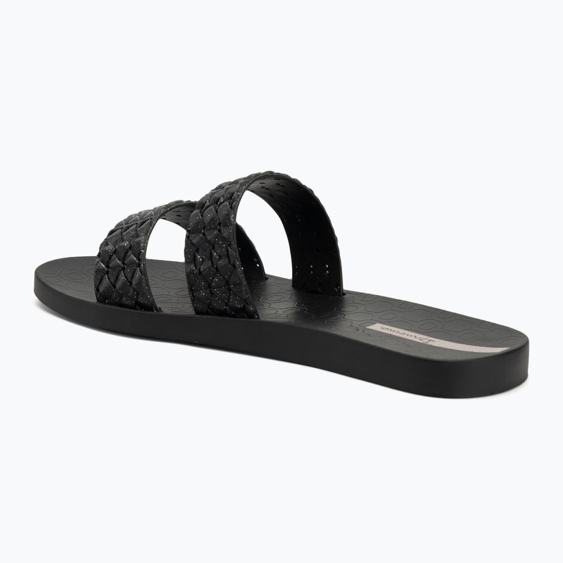 Dámské nazouváky Ipanema Renda II black/glitter black 3