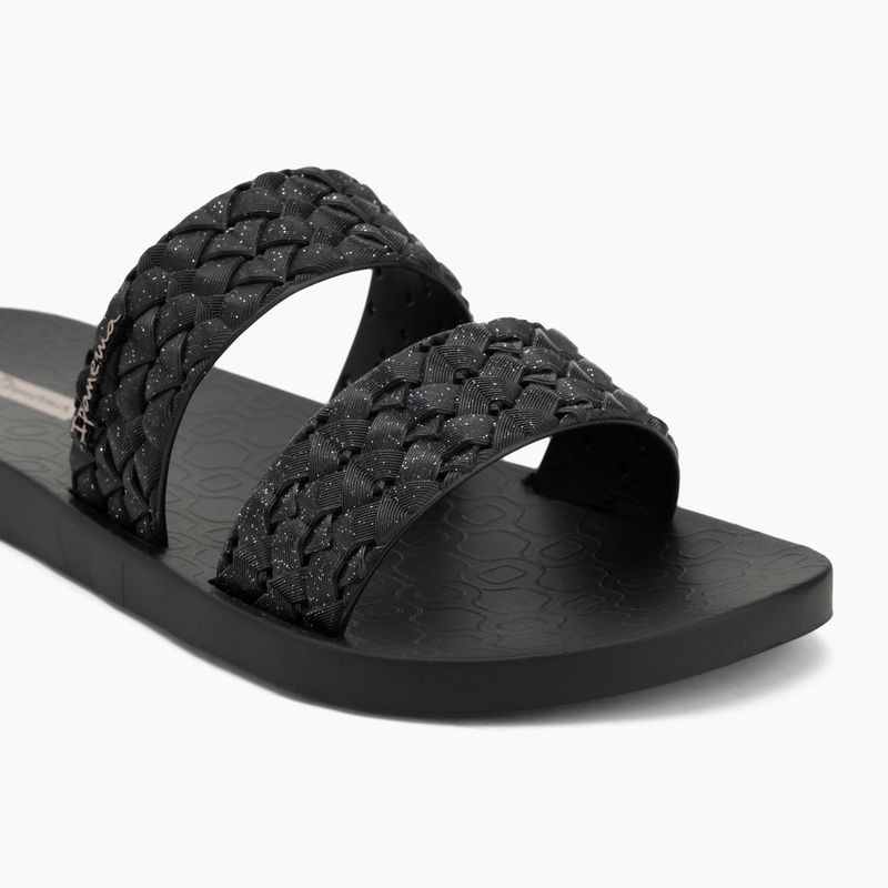 Dámské nazouváky Ipanema Renda II black/glitter black 7