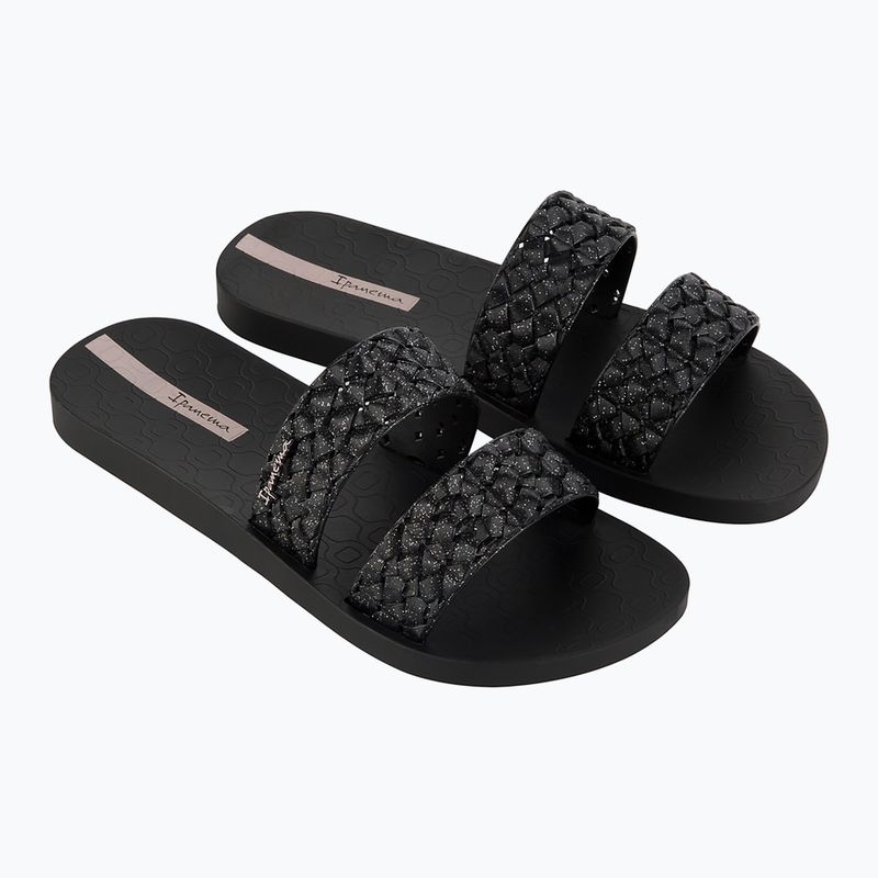 Dámské nazouváky Ipanema Renda II black/glitter black 8