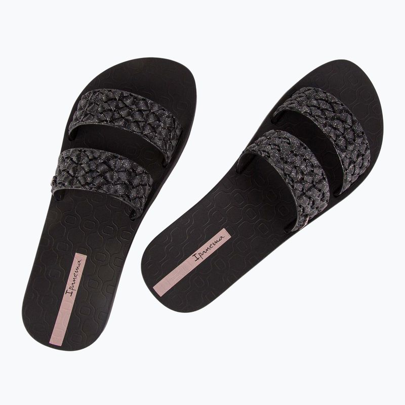 Dámské nazouváky Ipanema Renda II black/glitter black 10