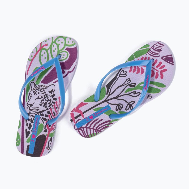 Dámské žabky Ipanema Graffiti III lilac/blue 3