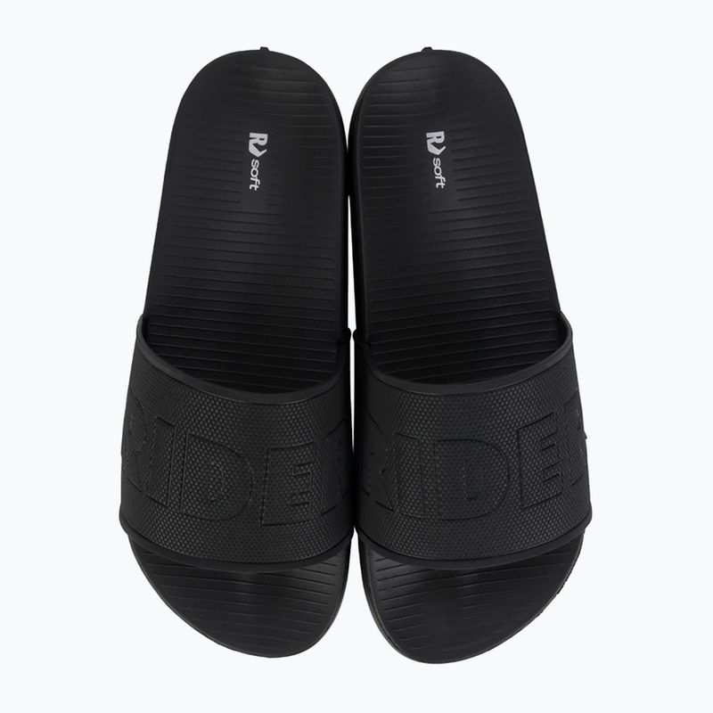 Pánské nazouváky RIDER Grid Slide black/black/silver 2
