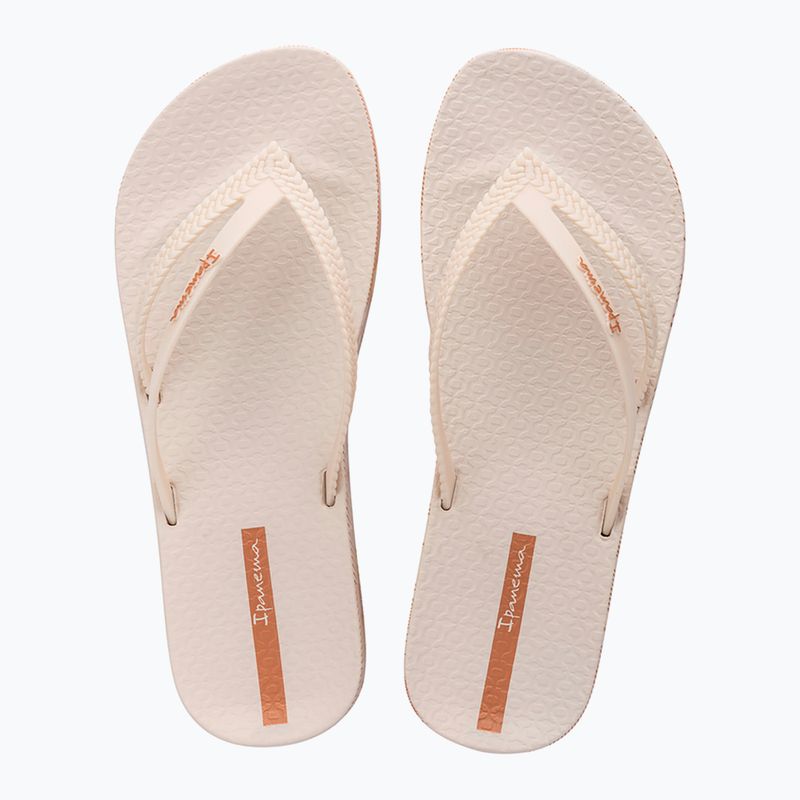Dámské žabky Ipanema Bossa Soft V beige/light beige 9