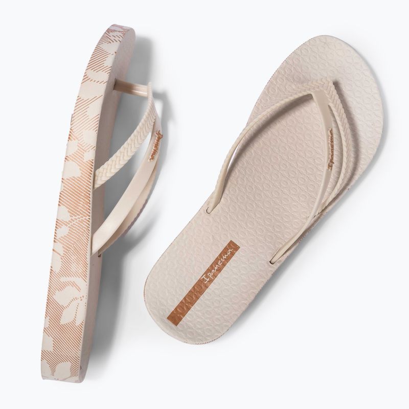 Dámské žabky Ipanema Bossa Soft V beige/light beige 10