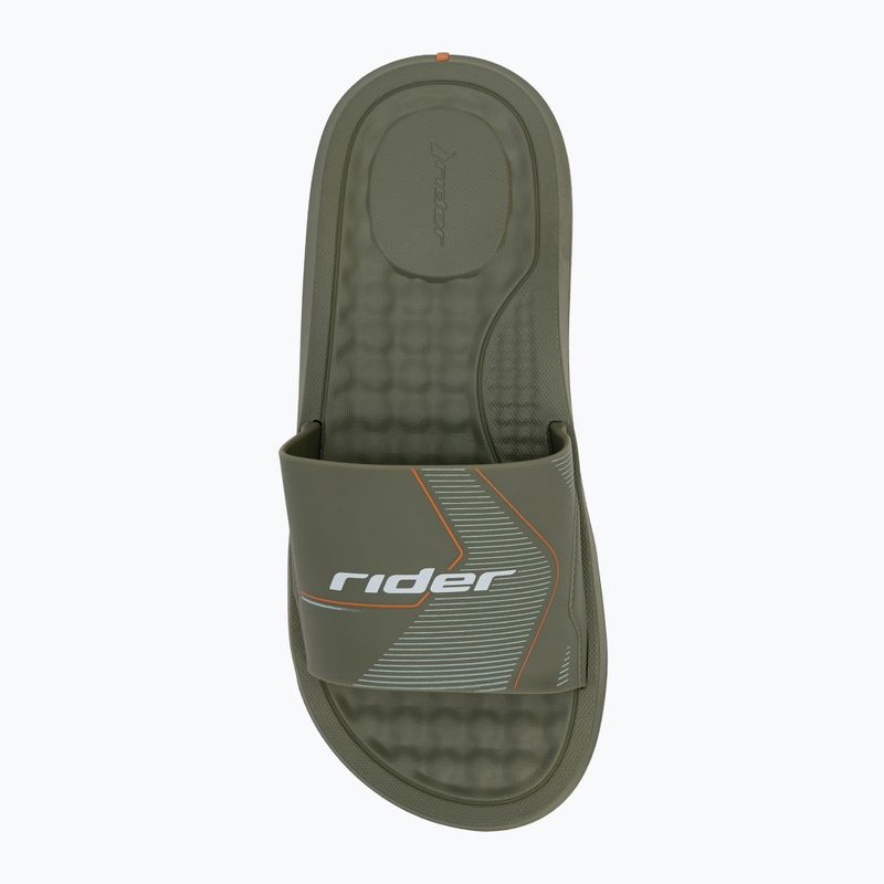 Pánské nazouváky RIDER Step Slide green/green/white 5