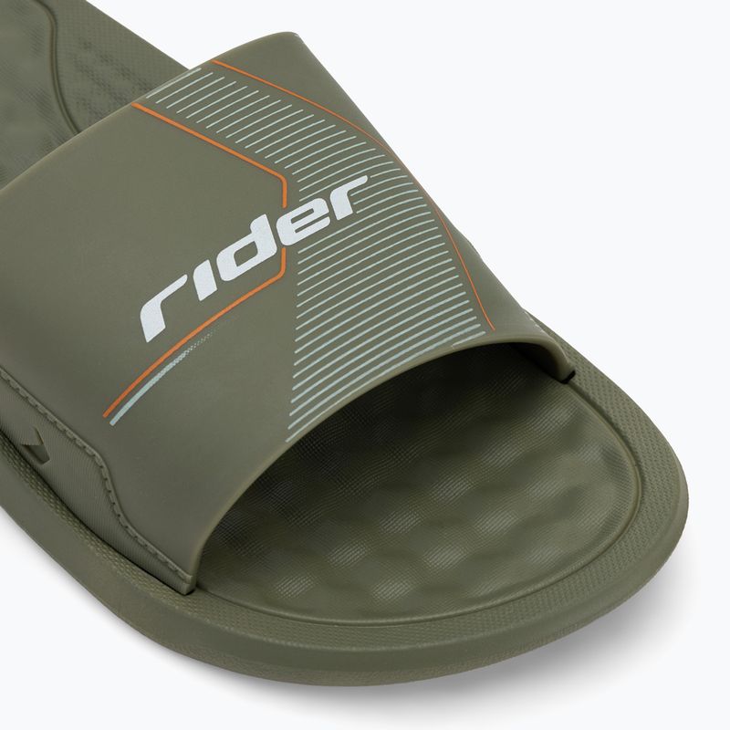 Pánské nazouváky RIDER Step Slide green/green/white 7