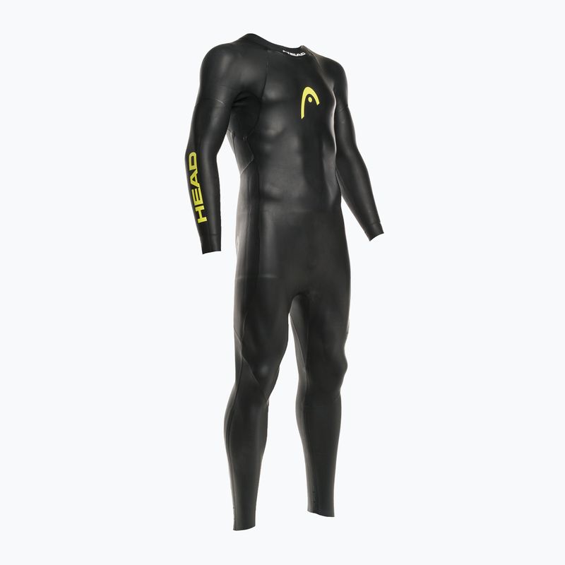 Pánský triatlonový neopren HEAD Ow Free 3.2 black/yellow