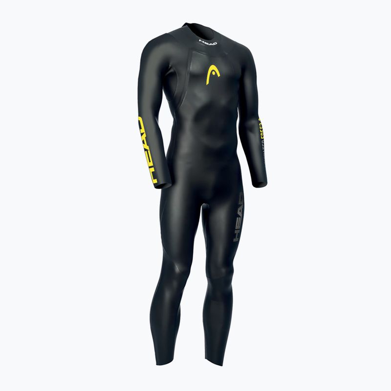 Pánský triatlonový neopren HEAD Ow Free 3.2 black/yellow 6