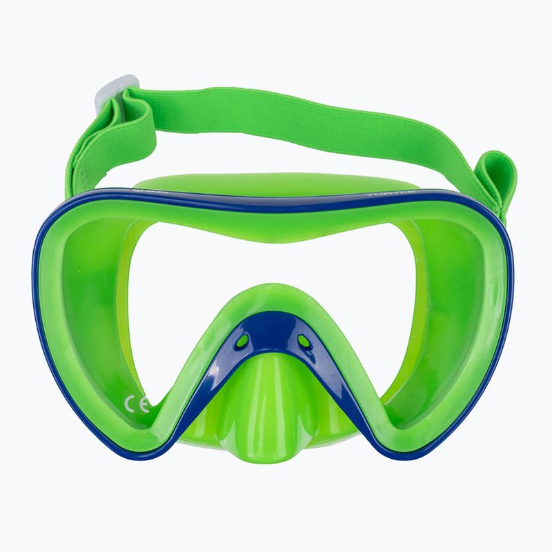 Dětská šnorchlovací maska Mares Turtle blue/green 2