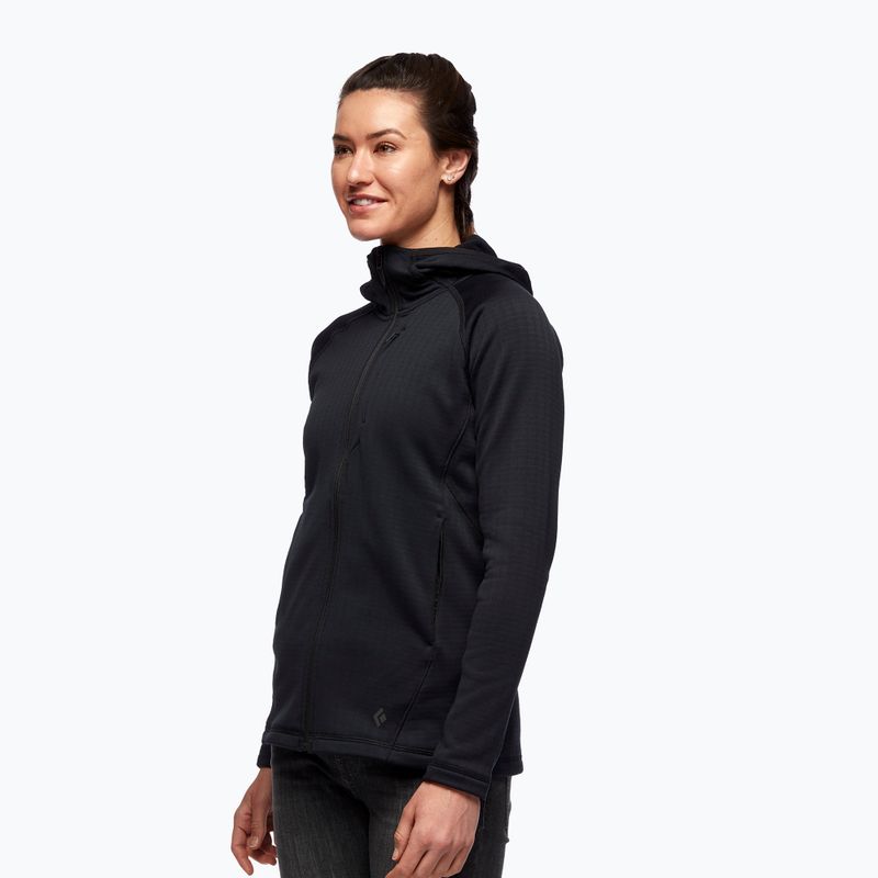 Dámská trekingová mikina Black Diamond Factor Hoody černá AP7440800002 3
