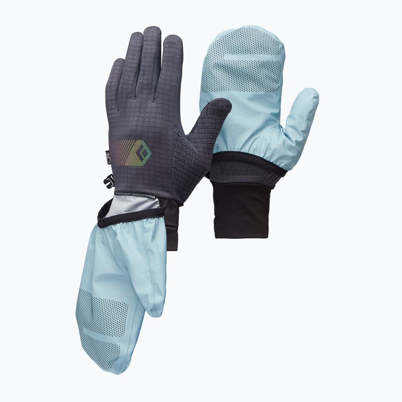 Trekingové rukavice Black Diamond Gridtech Storm Hood carbon/glacier 2