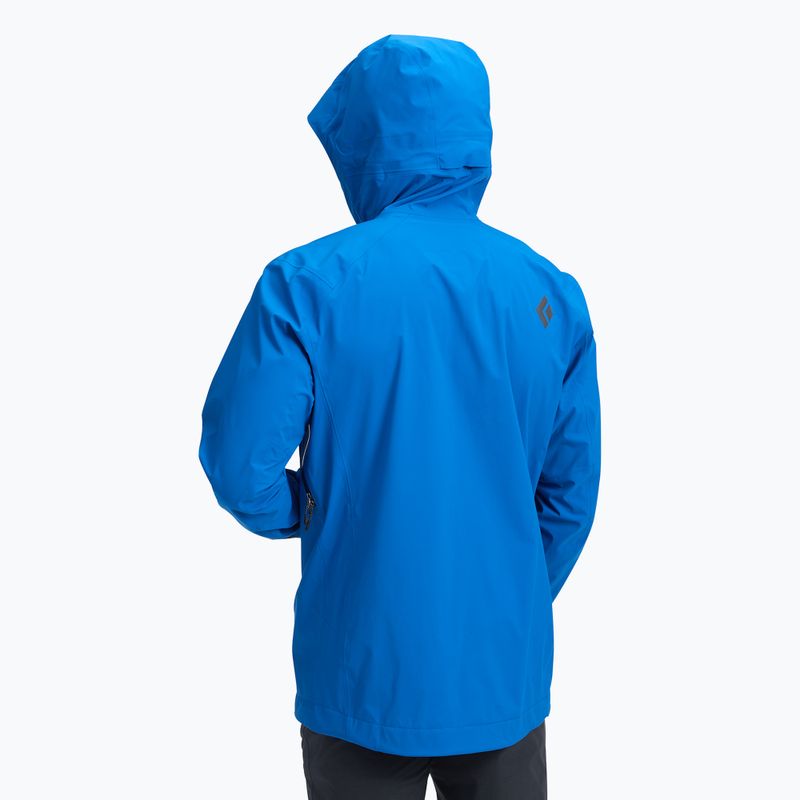 Pánská bunda do deště Black Diamond Highline Stretch Shell drifter blue 2