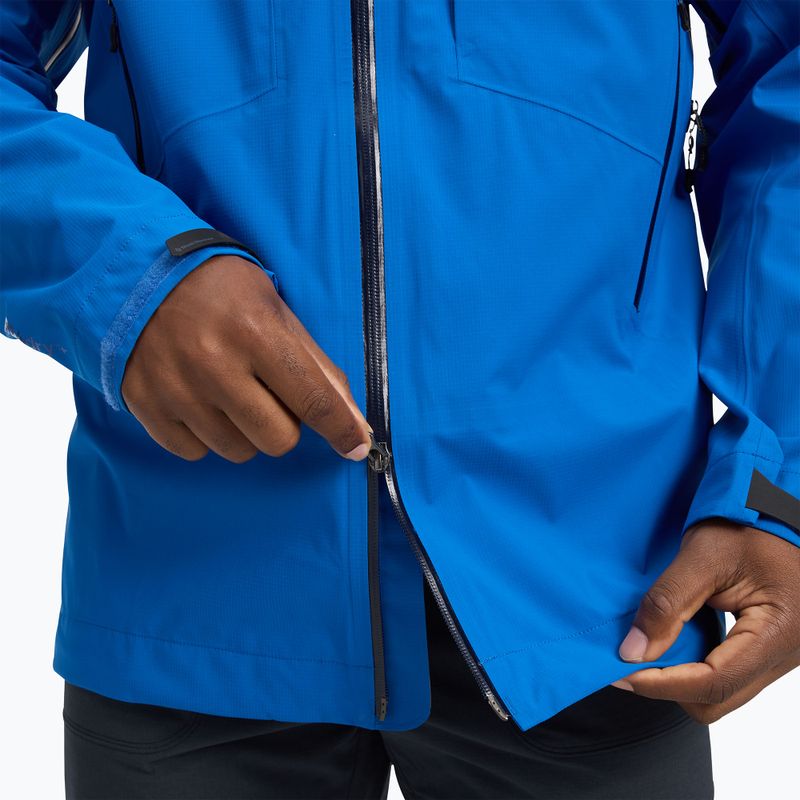Pánská bunda do deště Black Diamond Highline Stretch Shell drifter blue 8