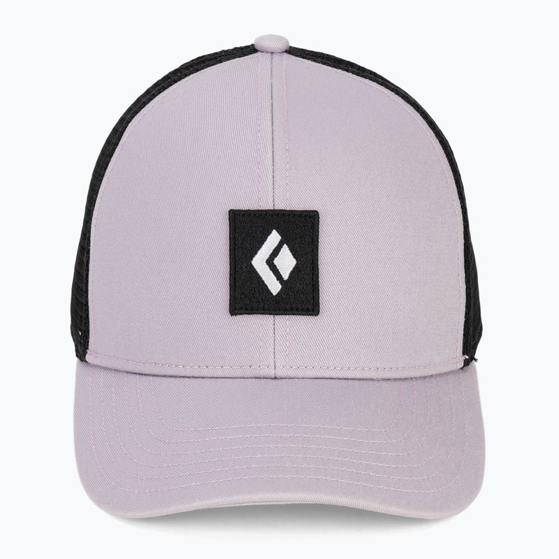 Kšiltovka Black Diamond Trucker soft lilac/black/black icon patch 2
