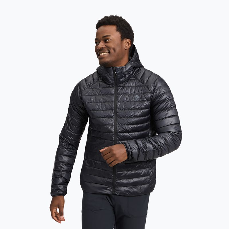 Pánská péřová bunda Black Diamond Deploy Down Full Zip Hoody black