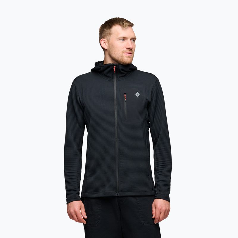 Pánská mikina Black Diamond Diverge Full Zip Hoody black