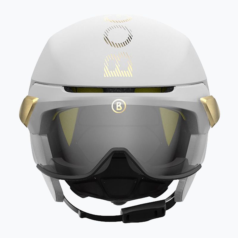 Lyžařská helma BOGNER St.Moritz MIPS mono matt white gold 2