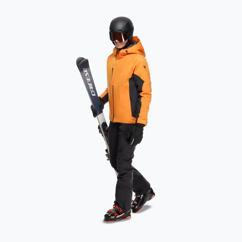 Pánská lyžařská bunda Dainese Etra Aerosense Dry Core Ready oriole orange/stretch limo 2