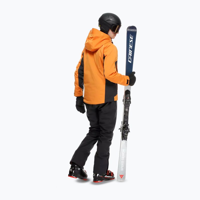 Pánská lyžařská bunda Dainese Etra Aerosense Dry Core Ready oriole orange/stretch limo 8