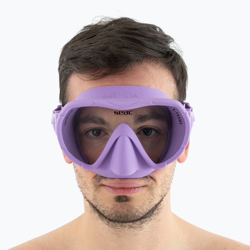 Potápěčská maska SEAC X-Frame lilac 7