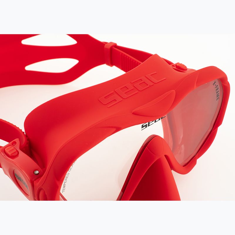Potápěčská maska SEAC X-Frame red 4