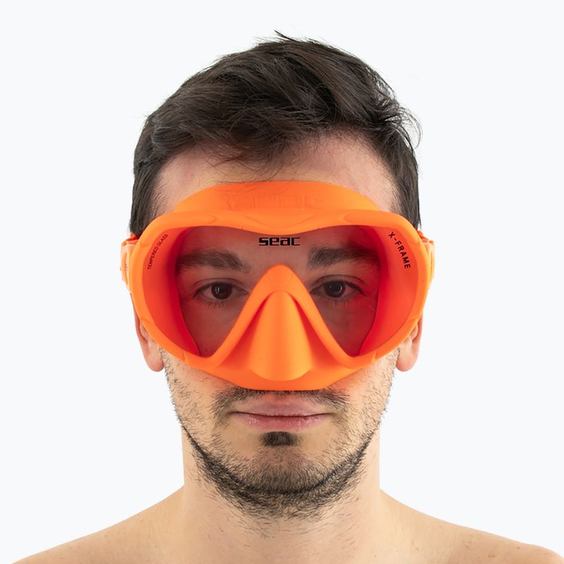 Potápěčská maska SEAC X-Frame orange 8
