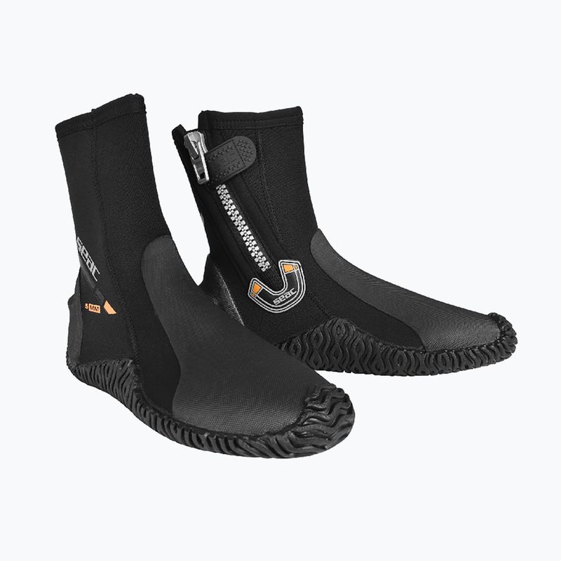 Neoprenové boty SEAC Basic HD Zip 5 mm black 2