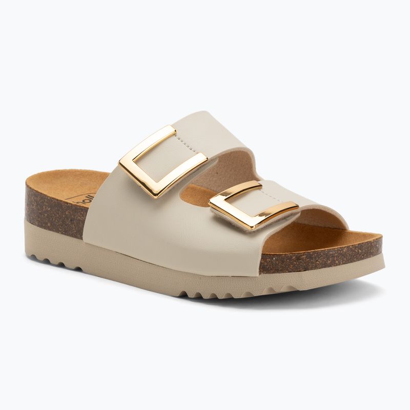 Dámské nazouváky Scholl Monterey 2 Straps Ad Med ivory