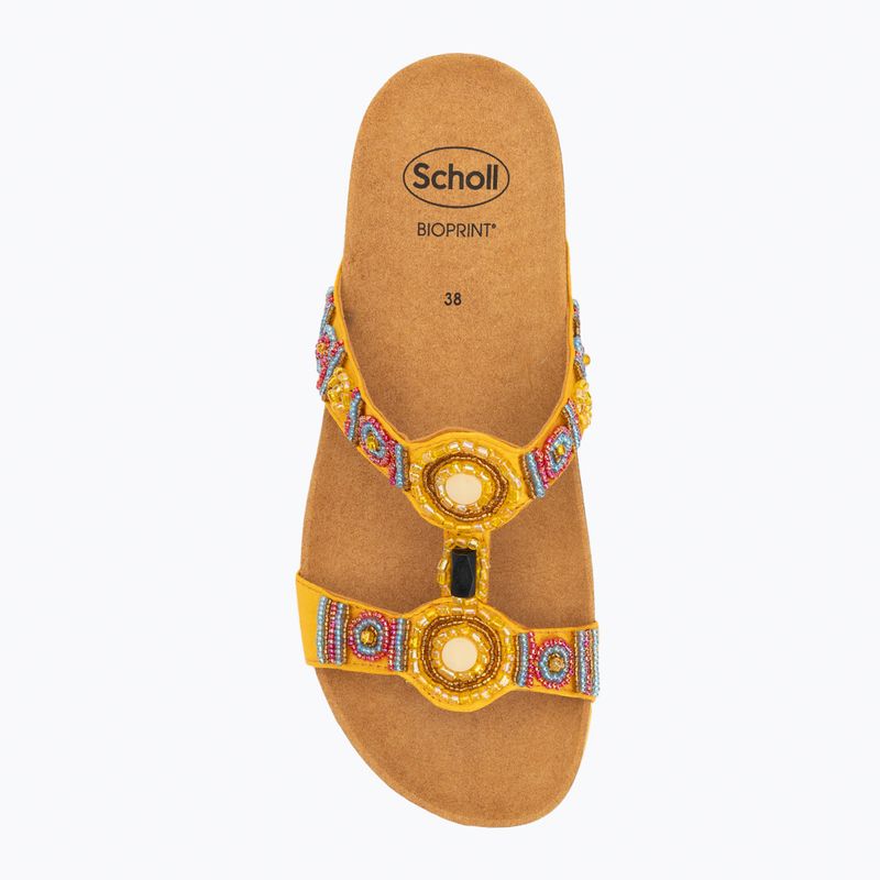 Dámské nazouváky Scholl New Bogota Wedge Med tangerine 5