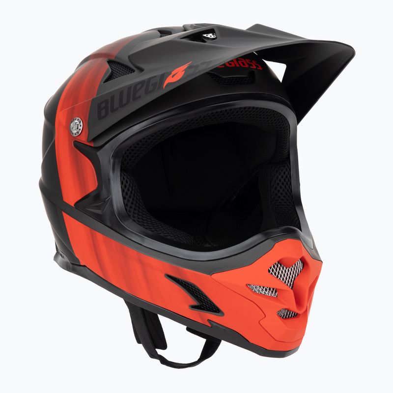 Cyklistická helma Bluegrass Intox black red matt