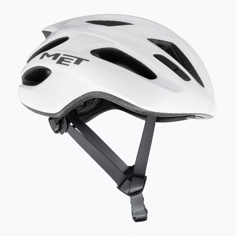 Cyklistická helma MET Idolo white glossy 4