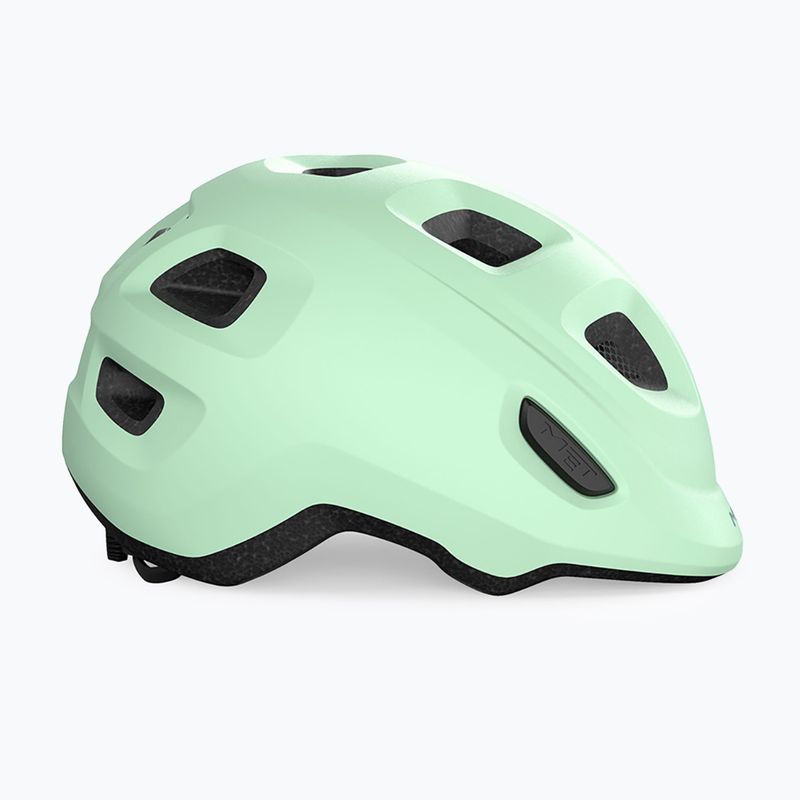 Dětská cyklistická helma MET Hooray dusted green matt 5