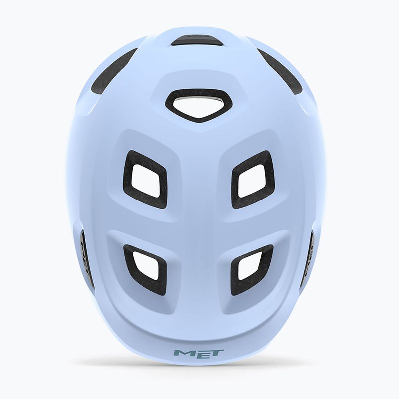 Dětská cyklistická helma MET Hooray lilac matt 7