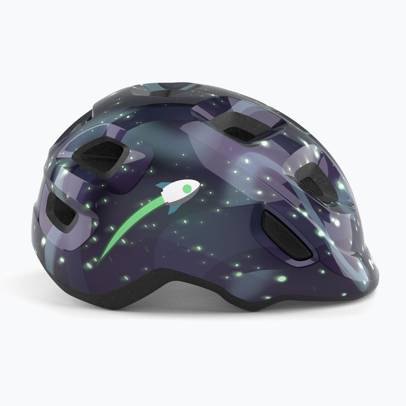 Dětská cyklistická helma MET Hooray space glow in the dark 4
