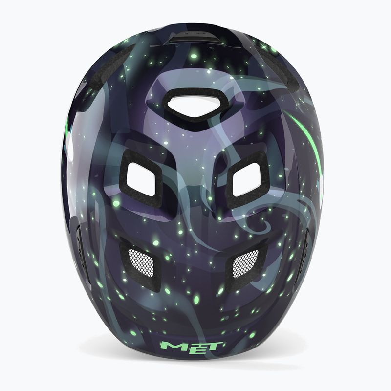 Dětská cyklistická helma MET Hooray space glow in the dark 5