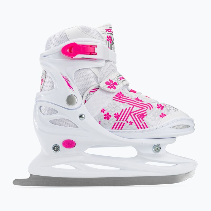 Roces Jokey Ice 3.0 Girl dětské volnočasové brusle bílá/růžová 450708 5