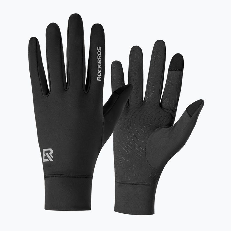 Cyklistické rukavice Rockbros Full-finger S400 black