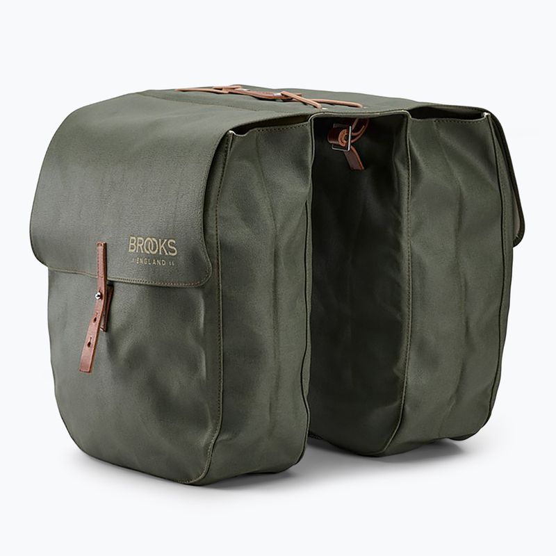 Brašna na kolo Brooks England Brick Lane Panniers 30 l sage green/honey