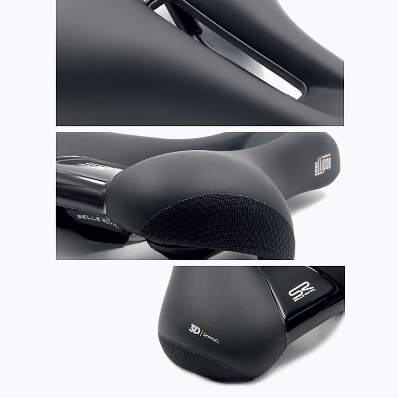 Sedlo na kolo Selle Royal Premium Athletic 45st. Ellipse black 7