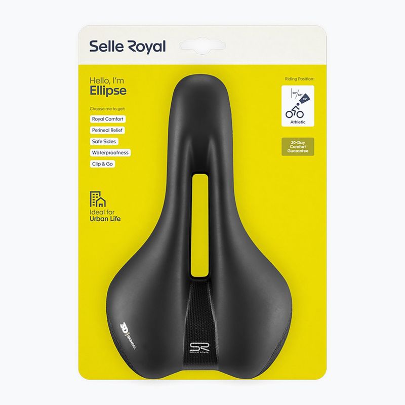 Sedlo na kolo Selle Royal Premium Athletic 45st. Ellipse black 8