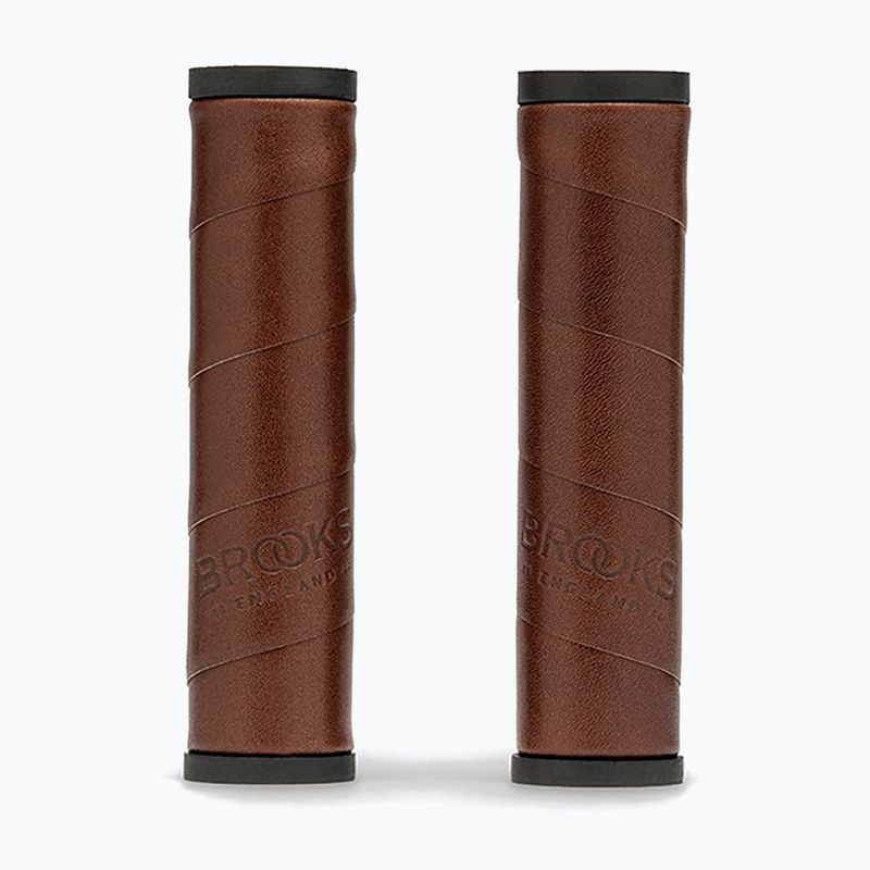 Rukojeti řídítek Brooks England Willow Leather brown