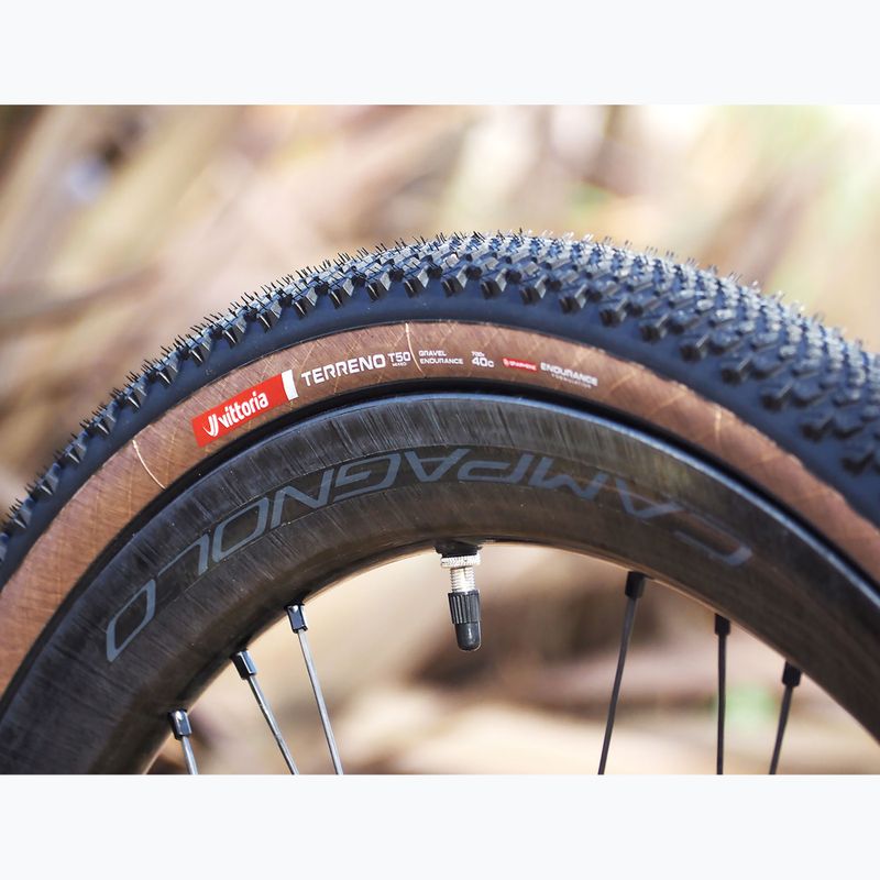 Cyklistická pneumatika Vittoria Terreno T50 G2.0 TLR Gravel Endurance black/brown 5