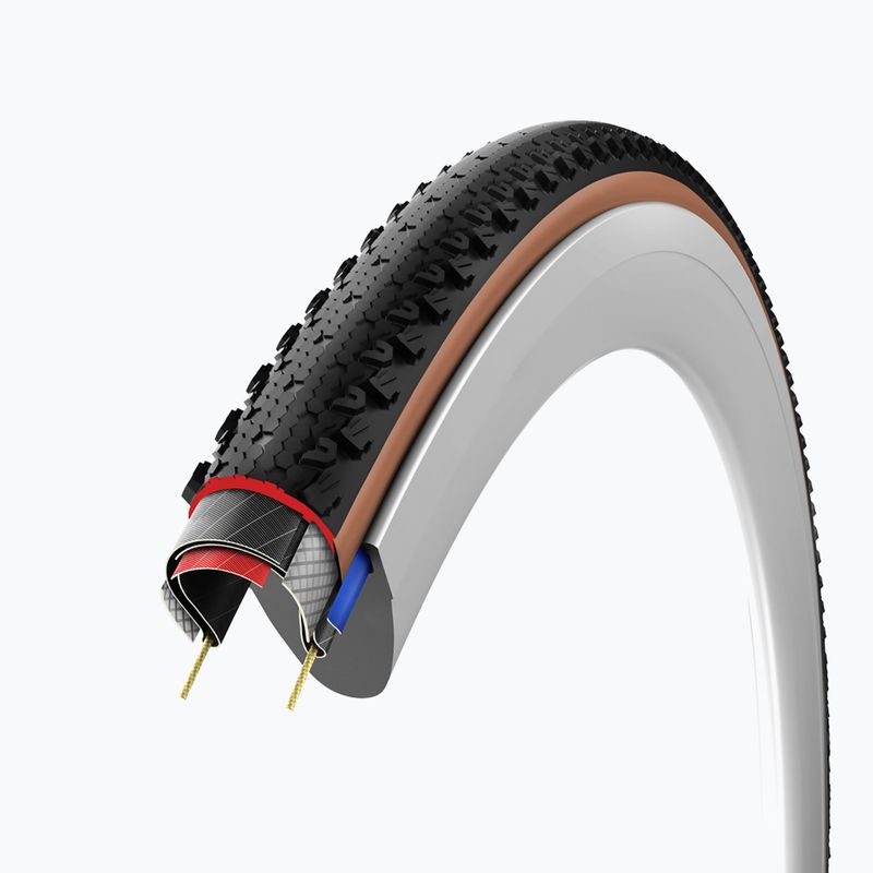 Cyklistická pneumatika Vittoria Terreno T30 G2.0 TLR Gravel Endurance black/brown 4
