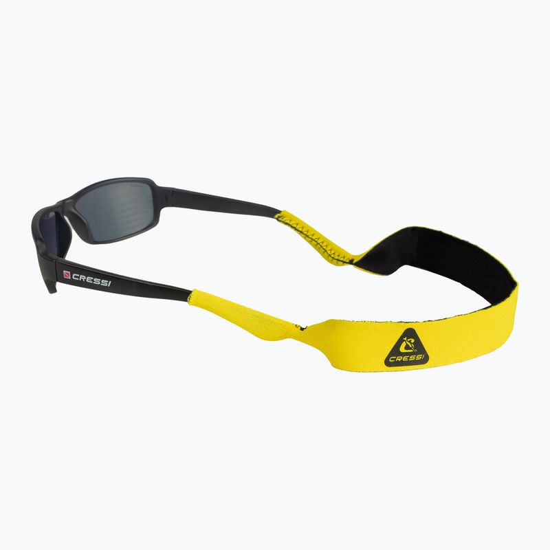 Pásek k plaveckým brýlím Cressi Neo Retainer yellow/black 3