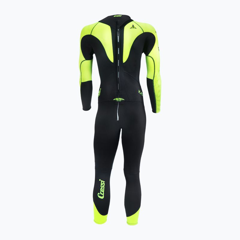 Pánský neopren Cressi Karua 3/2 mm black/lime 2