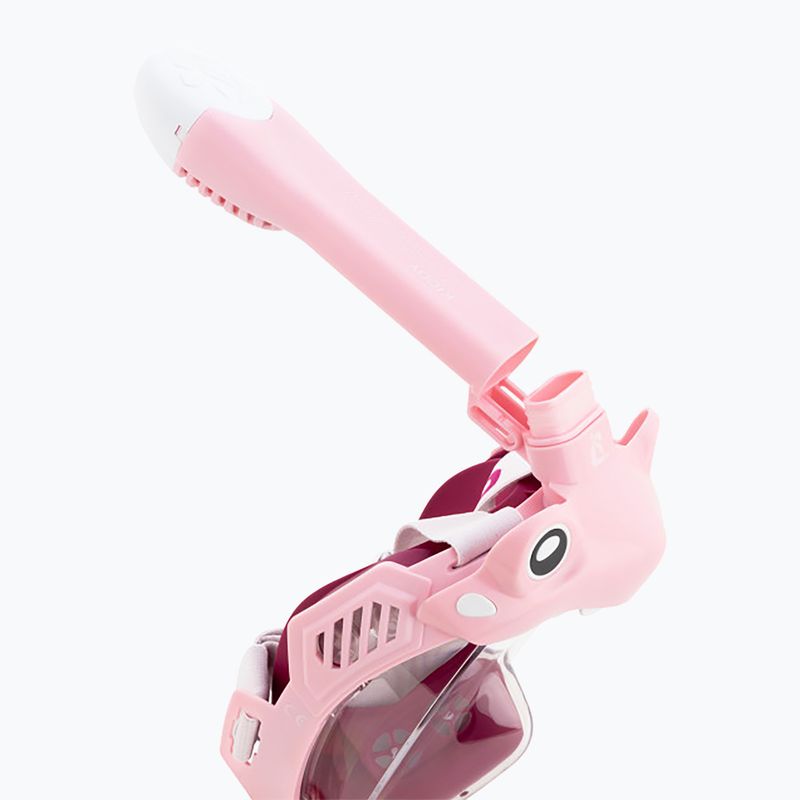 Dětská celoobličejová maska na šnorchlování Cressi Kiddy Full Face Jr pink/purple/white 7