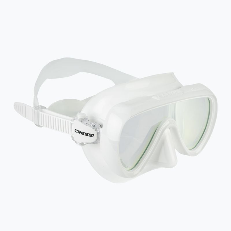 Dámská potápěčská maska Cressi Honey 420 UV white/white/yellow/blue