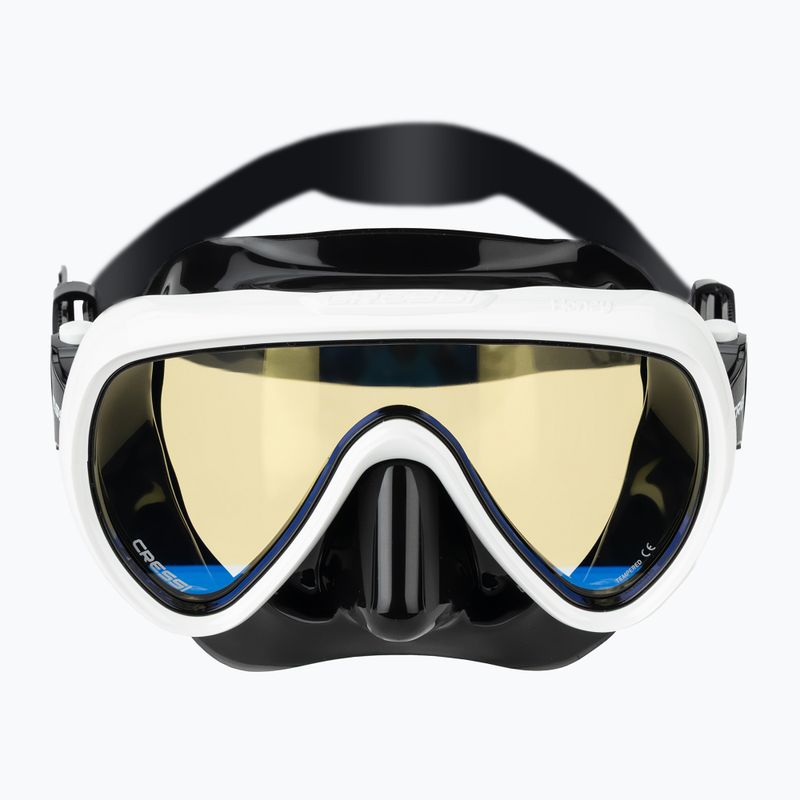 Dámská potápěčská maska Cressi Honey 420 UV black/white/yellow/blue 2