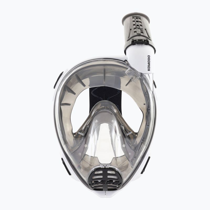 Celoobličejová maska na šnorchlování Cressi Komodo Full Face white/black 4